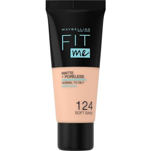 Maybelline Фон дьо тен - Maybelline Fit Me! Matte + Poreless Normal to Oily Skin, нюанс 128 Soft Sand, 30 мл