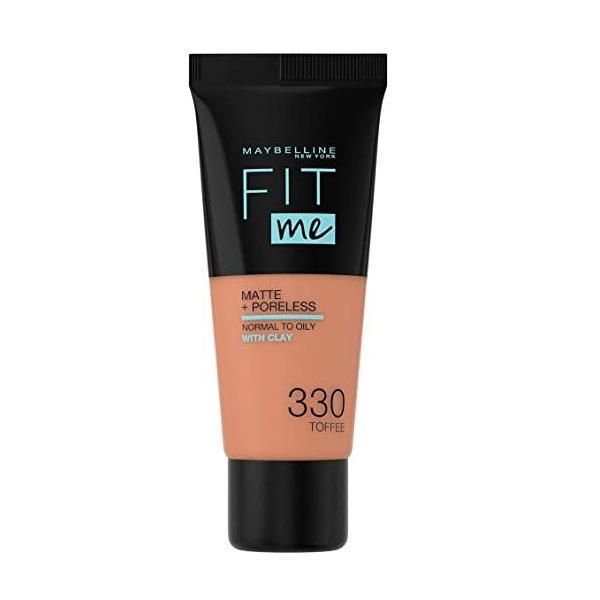 Maybelline Фон дьо тен - Maybelline Fit Me! Matte + Poreless Normal to Oily Skin, нюанс 330 Toffee, 30 мл