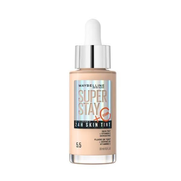 Maybelline Фон дьо тен - Maybelline Super Stay 24H Skin Tint + Vitamin C, нюанс 5.5, 30 мл