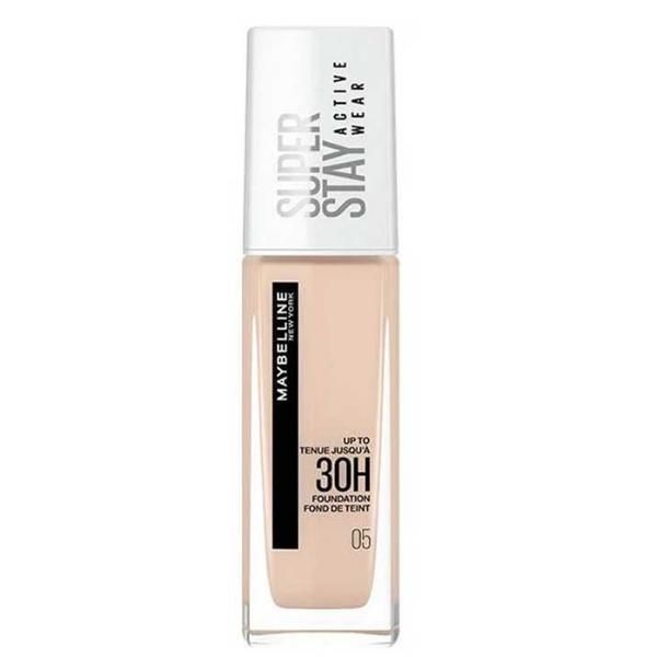 Maybelline Фон дьо тен - Maybelline Superstay Active Wear 30h Foundation, нюанс 05 Light Beige, 30 мл