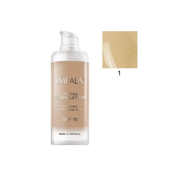 Impala Фон дьо тен на водна основа Impala, нюанс 1, 30мл