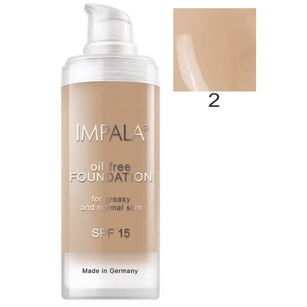 Impala Фон дьо тен на водна основа Impala, нюанс 2 Shell, 30мл