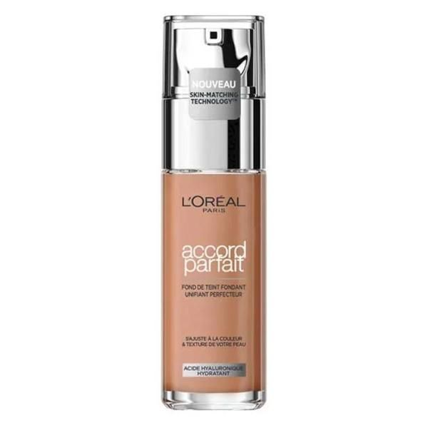 L'Oreal Paris Фон дьо тен, наситен с хиалуронова киселина - L&#039;Oreal Paris Accord Parfait Maquillaje Acabado Modulable, нюанс 2.R/C, 30 мл