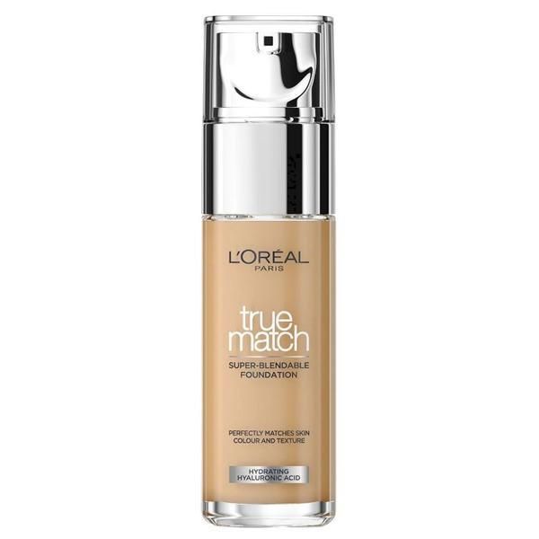 L'Oreal Paris Фон дьо тен, наситен с хиалуронова киселина - L&#039;Oreal Paris True Match, нюанс 3N Creamy Beige, 30 мл