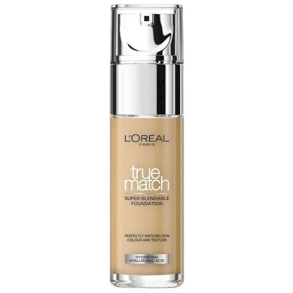 L'Oreal Paris Фон дьо тен, наситен с хиалуронова киселина - L&#039;Oreal Paris True Match, нюанс 4N Beige, 30 мл
