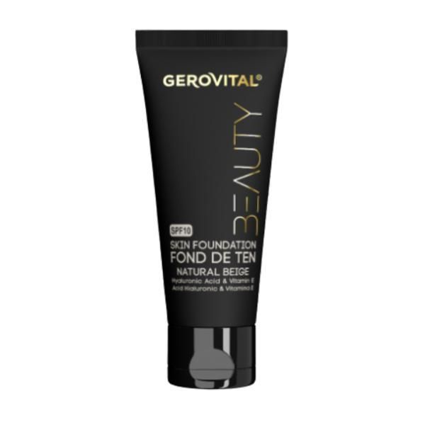 Gerovital Фон дьо тен с хиалуронова киселина и витамин Е - Gerovital Beauty нюанс Natural Beige 30 мл