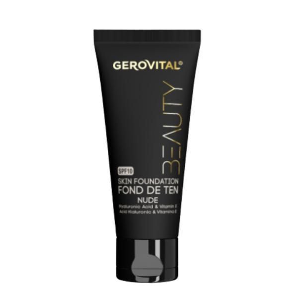 Gerovital Фон дьо тен с хиалуронова киселина и витамин Е - Gerovital Beauty нюанс Nude, 30 мл