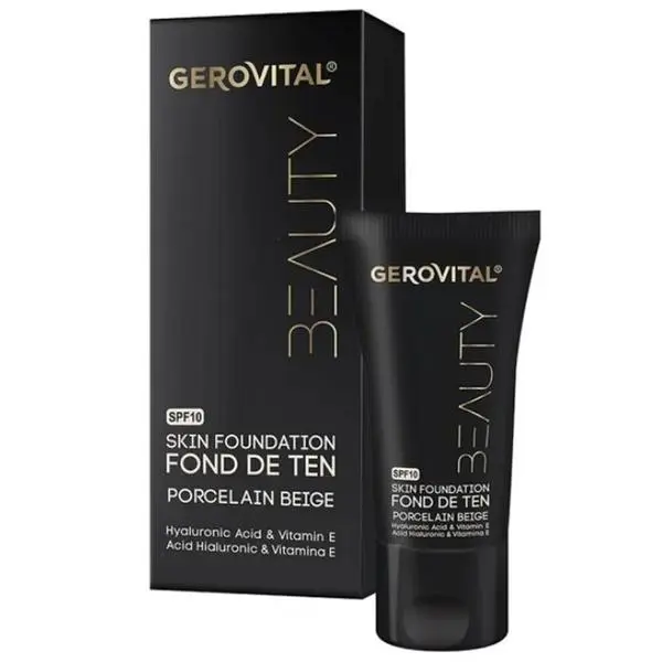 Gerovital Фон дьо тен с хиалуронова киселина и витамин Е - Gerovital Beauty нюанс  Porcelain Beige 30 мл