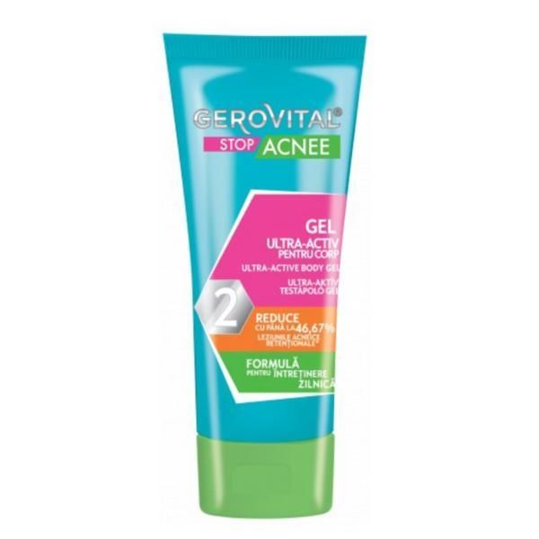 Gerovital Гел антиакне Ultra-Active Body Gel Gerovital Stop Acne, 50 мл