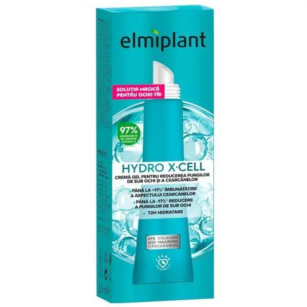 Elmiplant Гел крем за околоочния контур - Elmiplant Hydro X-Cell, 15 мл