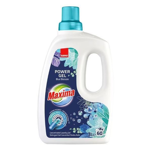 Sano Гел препарат за пране - Sano Maxima Power Gel Blue Blossom, 3000 мл