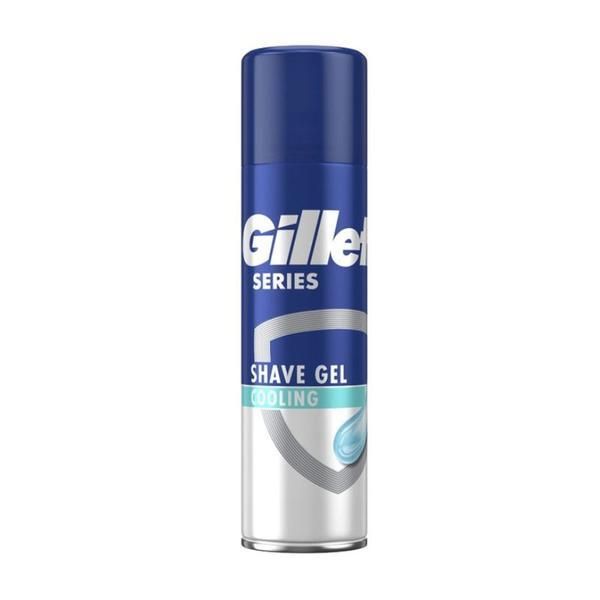 Gillette Гел за бръснене за чувствителна кожа с евкалипт - Gillette Series Shave Gel Cooling, 200 мл