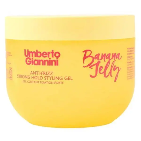 Umberto Giannini Гел за дефиниране на къдрици с ефект против накъдряне и силна фиксация - Umberto Giannini Banana Jelly Styling Gel, 475 мл