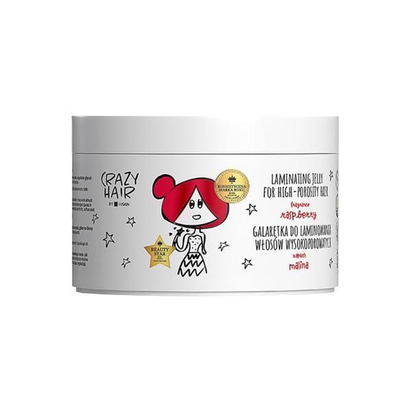 HiSkin Гел за изправяне на груба коса с малина - Laminating Jelly For High-Porosity Hair, HiSkin, 300 мл