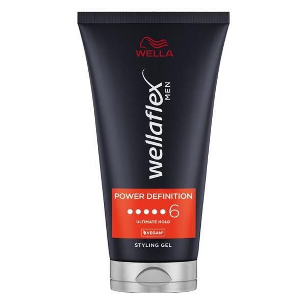 Wellaflex Гел за коса - Wella Wellaflex Men Power Definition Styling Gel Ultimate Hold, 150 мл