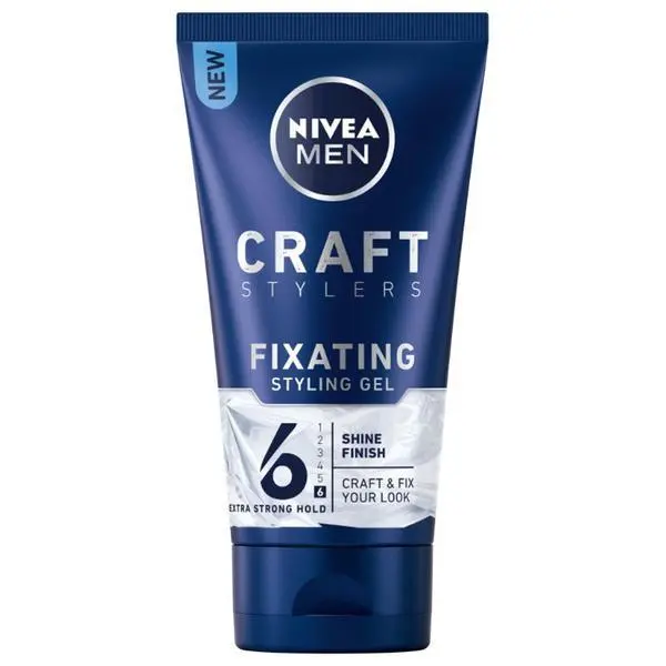 Nivea Гел за коса за мъже - Nivea Men Craft Stylers Fixating Styling Gel, 6 Extra Strong Hold,150 мл