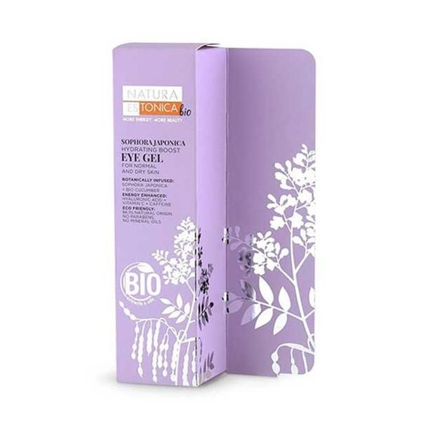 Natura Estonica Гел за околоочен контур за нормална или суха кожа - Natura Estonica Sophora Japonica Hydrating Boost Eye Gel, 20 мл
