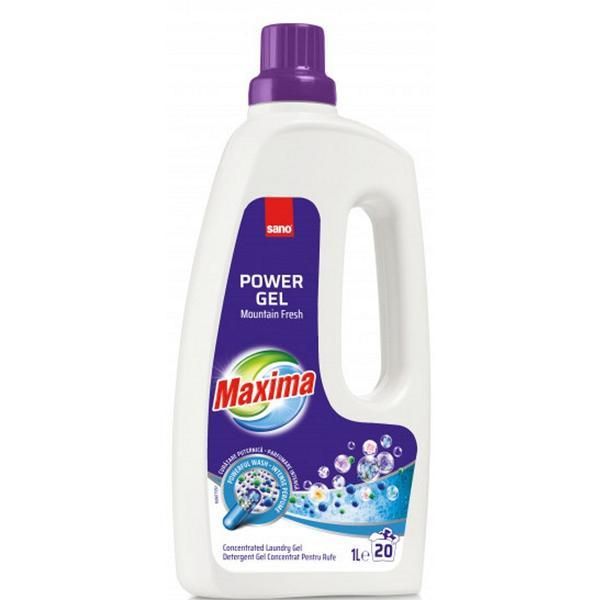 Sano Гел за пране Sano Maxima Detergent Power Gel Mountain Fresh, 1000 мл