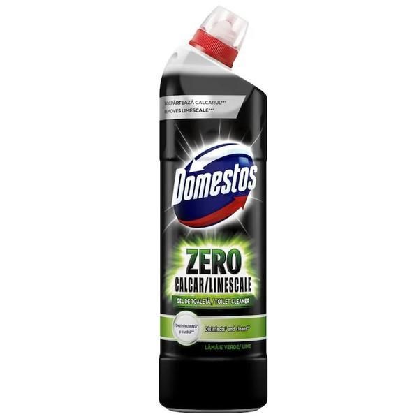Domestos Гел за тоалетна без варовик Лайм зелен - Domestos Zero Limescale Cleaner Lime, 750 мл