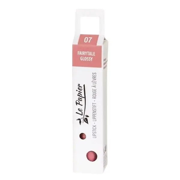 Beauty Made Easy Гланцово червило в хартиена туба  Beauty Made Easy Le Papier, нюанс Fairytale 07 Glossy, 12.5 гр