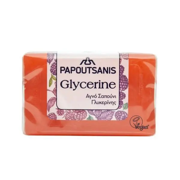 Papoutsanis Глицеринов твърд сапун - Glycerine Classic, Red, Papoutsanis, 125 гр