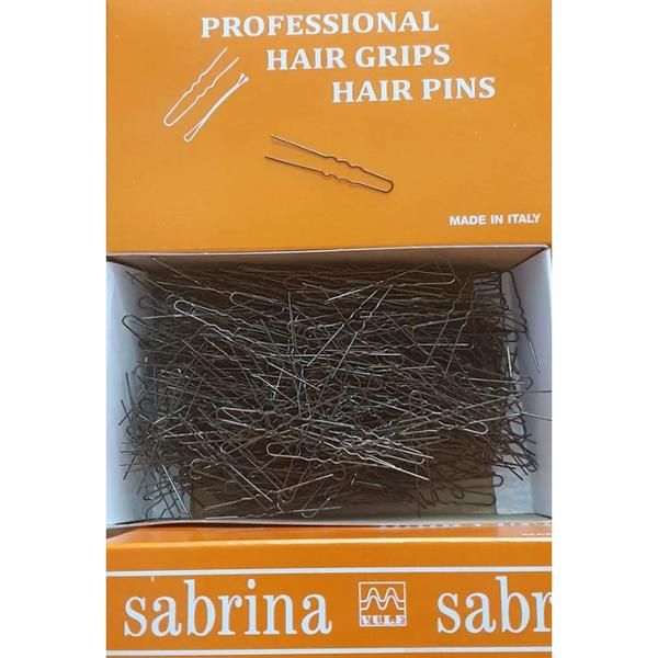 Locatelli Гофрирани невидими фиби за кокI Wavy Bun Pins - Locatelli, Brown, 200 гр