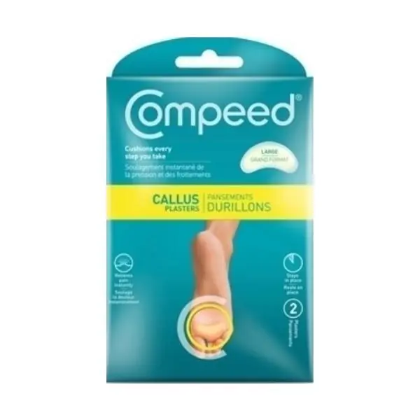 Compeed Големи пластири за повърхностни рани Compeed, 2 броя