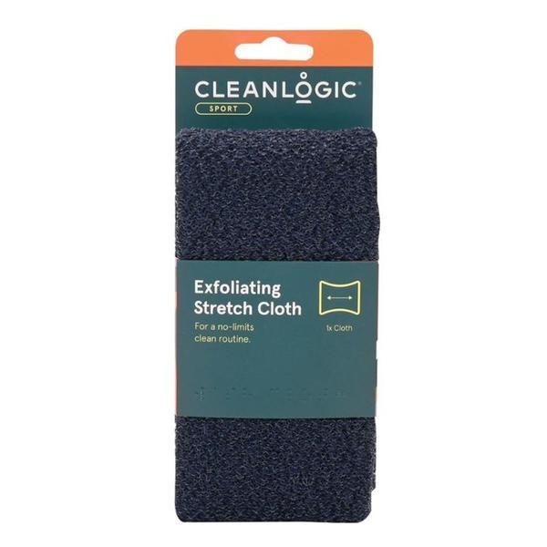 Cleanlogic Голяма еластична ексфолираща кърпа за тяло - Cleanlogic Sport Exfoliating Stretch Cloth, 1 бр