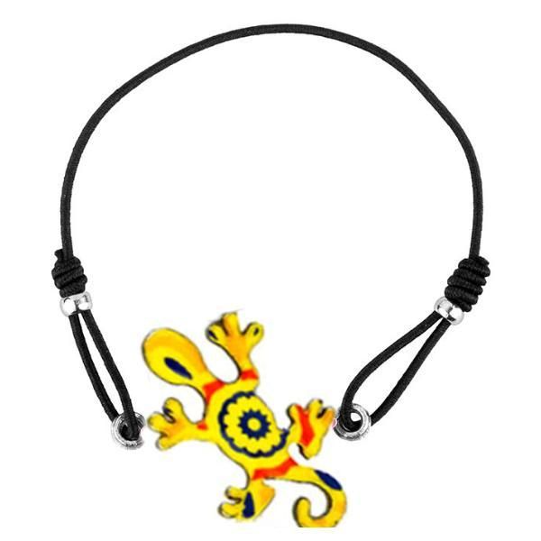 Lucy Style 2000 Гривна с ориенталски модел Гущер Lucy Style 2000, жълта