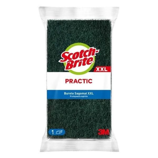 3M Гъба Sagomat XXL със защита за нокти - 3M Scotch-Brite Practical, 1 бр
