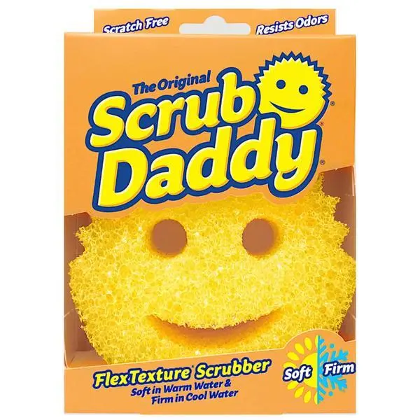 Scrub Daddy Гъба за миене на съдове - Scrub Daddy Original, жълта, 1 бр