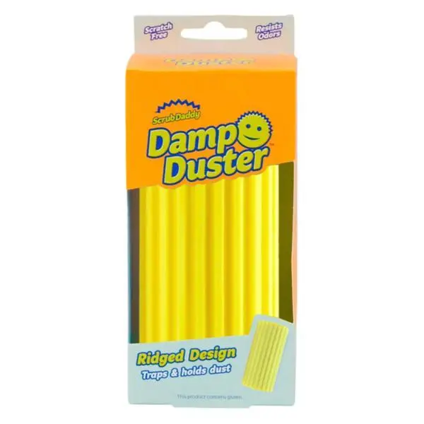 Scrub Daddy Гъба за почистване на прах - Scrub Daddy Damp Duster, жълта, 1 бр