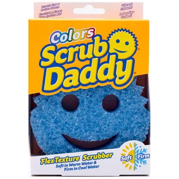 Scrub Daddy Гъба за съдове - Scrub Daddy Colors, синя, 1 бр