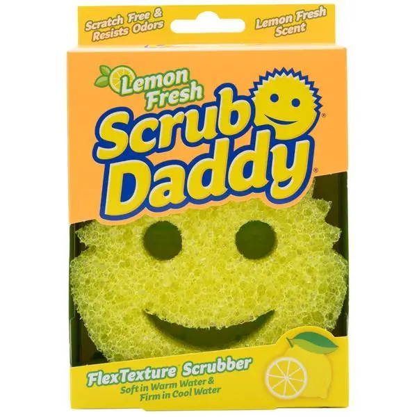 Scrub Daddy Гъба за съдове - Scrub Daddy Lemon Fresh, жълта, 1 бр