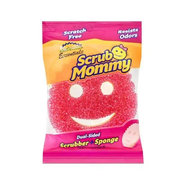 Scrub Daddy Гъба за съдове - Scrub Mommy Essentials, розова, 1 бр