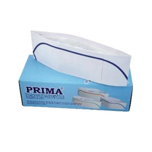 Prima Хартиена шапка Prima, синя ивица, 85 x 28см, 100 броя