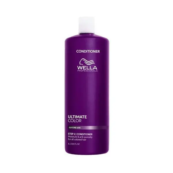 Wella Professionals Хидратиращ балсам за боядисана коса с глицин и B5 - Wella Professionals Ultimate Color Conditioner, 1000 мл