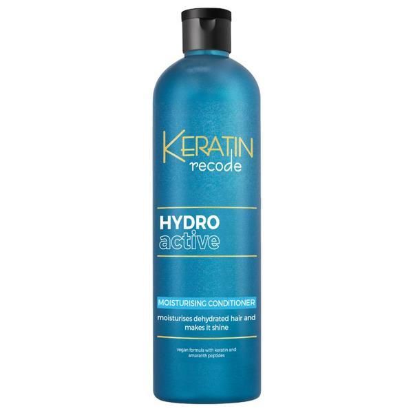 Keratin Recode Хидратиращ балсам за дехидратирана коса - Keratin Recode Hydro Active Moisturizing Conditioner, 400 мл