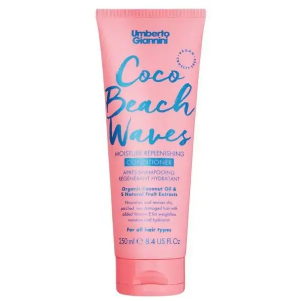 Umberto Giannini Хидратиращ балсам за разхлабени къдрици - Umberto Giannini Coco Beach Waves Conditioner, 250 мл