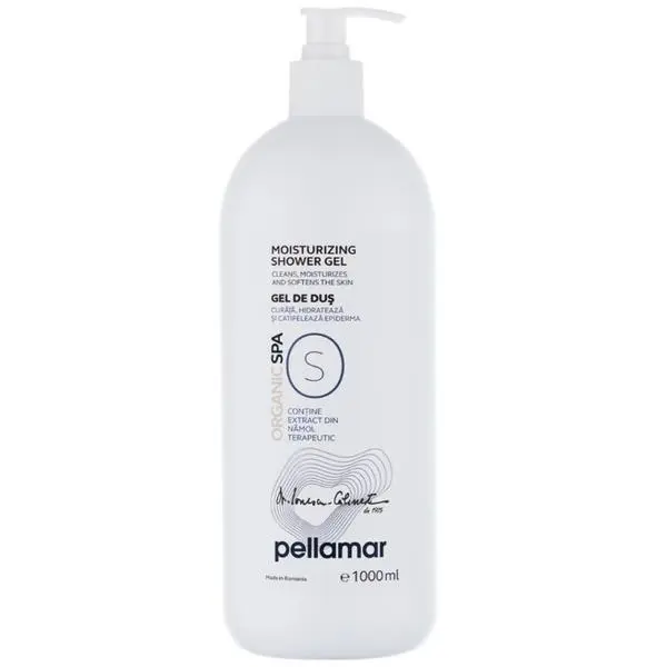 Pellamar Хидратиращ душ гел с масло от морски зърнастец - Pellamar Organic Spa Moisturizing Shower Gel, 1000 мл
