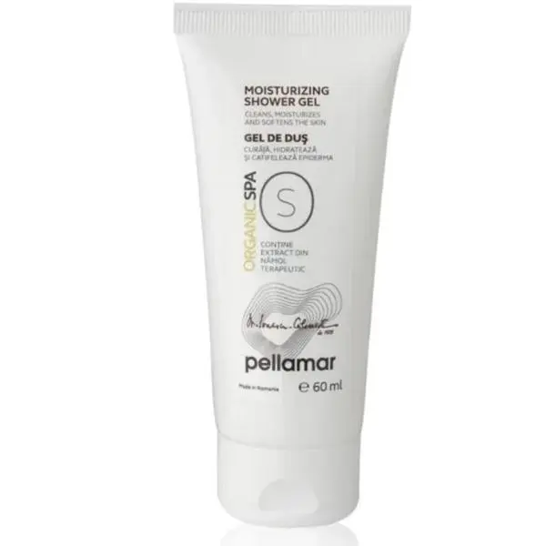 Pellamar Хидратиращ душ гел с масло от морски зърнастец - Pellamar Organic Spa Moisturizing Shower Gel, 60 мл