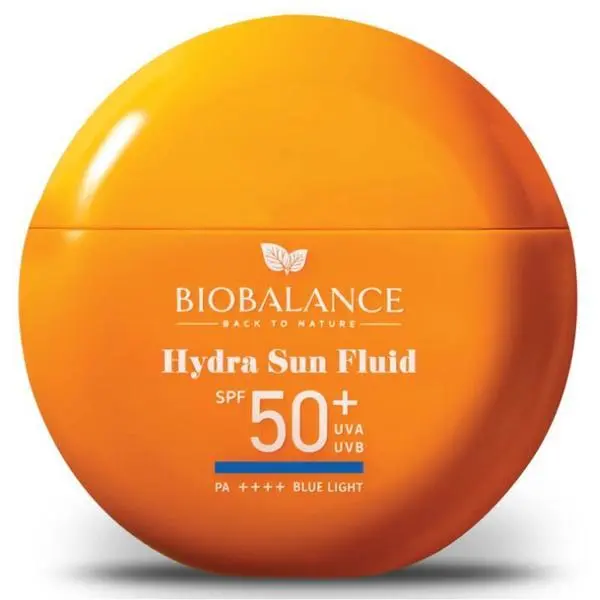 Bio Balance Хидратиращ флуид против пъпки от слънцето - Bio Balance Deeply Hydrating Sun Fluid Protection SPF 50+, UVA, UVB, PA++++ Blue Light, 40 мл