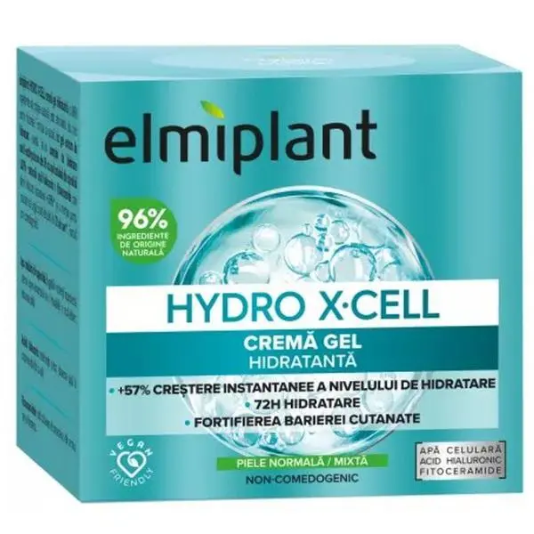 Elmiplant Хидратиращ гел крем - Elmiplant Hydro X-Cell, 50 мл