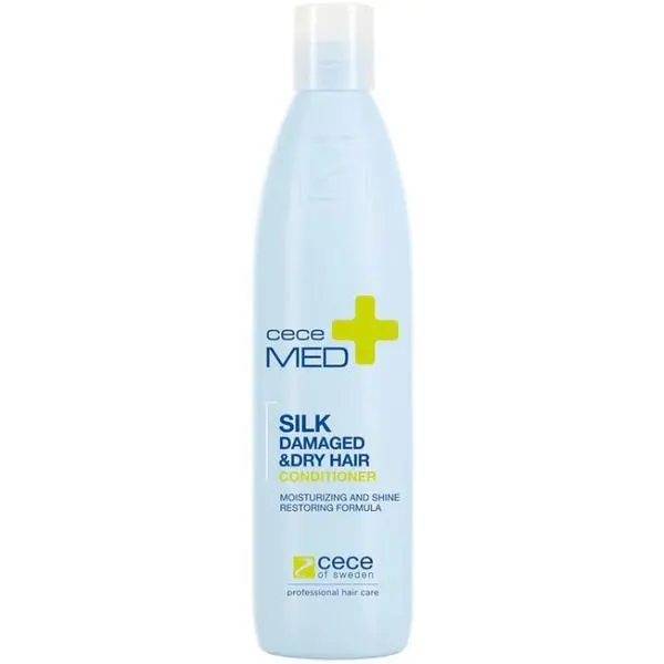 Cece Med Хидратиращ и регенериращ балсам с коприна за суха и увредена коса CeCe Med Silk Damaged &amp; Dry Hair Conditioner, 300 мл