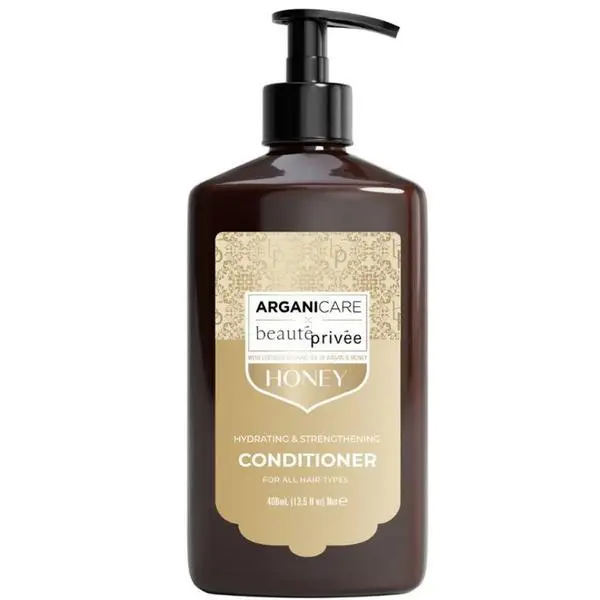 Arganicare Хидратиращ и укрепващ балсам с арганово масло и мед - Arganicare Beaute Privee Hydrating &amp; Strengthing Conditioner with Argan Oil &amp; Honey, 400 мл