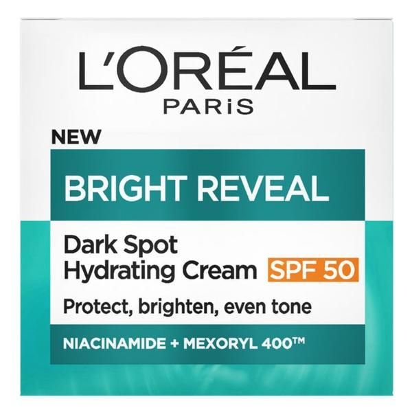 L'Oreal Paris Хидратиращ крем L&#039;Oreal Paris - Bright Reveal Dark Spot с SPF 50, 50 мл