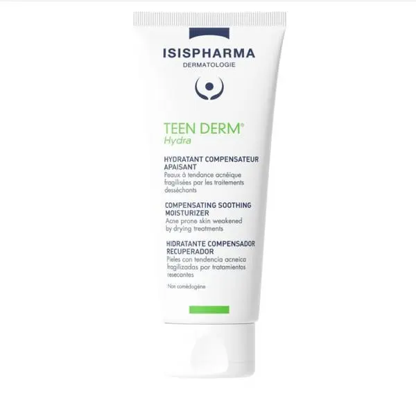 Isispharma Хидратиращ крем против акне Isispharma Teen Derm Hydra, 40 мл