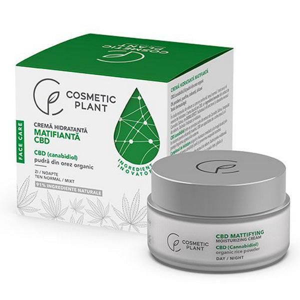 Cosmetic Plant Хидратиращ крем с козметично растение Канабидиол Cosmetic Plant, 50 мл