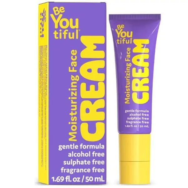 Beyoutiful Хидратиращ крем за лице за тийнейджъри и млади хора - BeYoutiful Moisturizing Face Cream, 50 мл