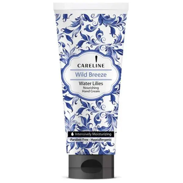 Careline Хидратиращ крем за ръце - Careline Wild Breeze Water Lilies, 100 мл